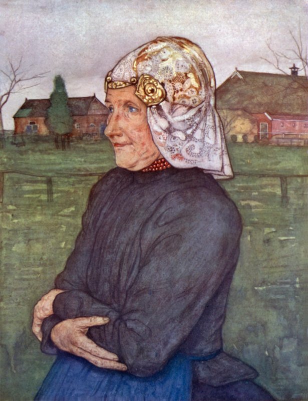 Velha mulher de drenthe de Nico Jungman