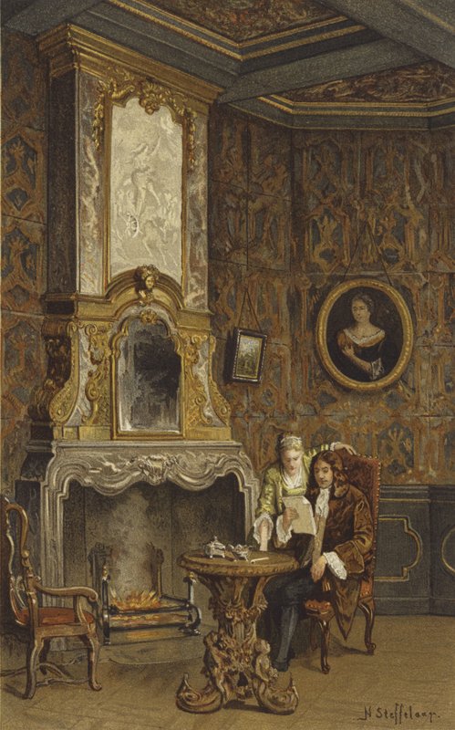 Lareira, c1720 de Nico Steffelaar
