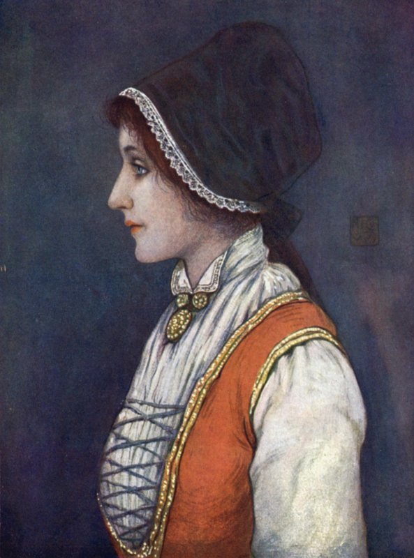 Noruega: Roupa usada no distrito de Bergen (cor litho) de Nico Jungman