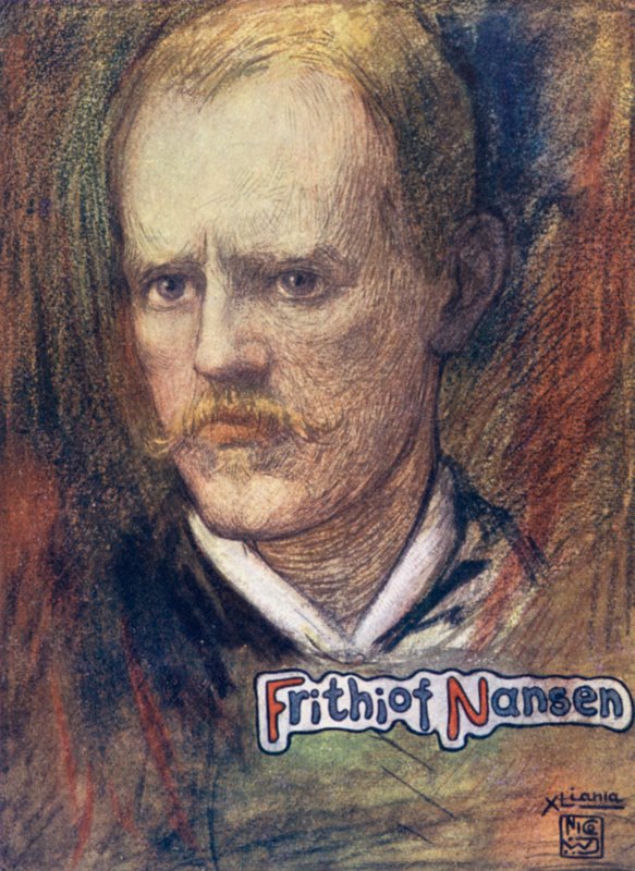 Noruega: Fridtjof Nansen (cor litho) de Nico Jungman