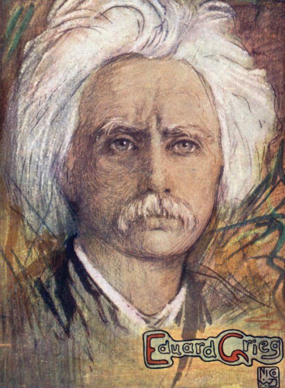 Noruega: Grieg (cor litho) de Nico Jungman