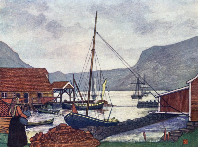Noruega: Moldoen (cor litho) de Nico Jungman