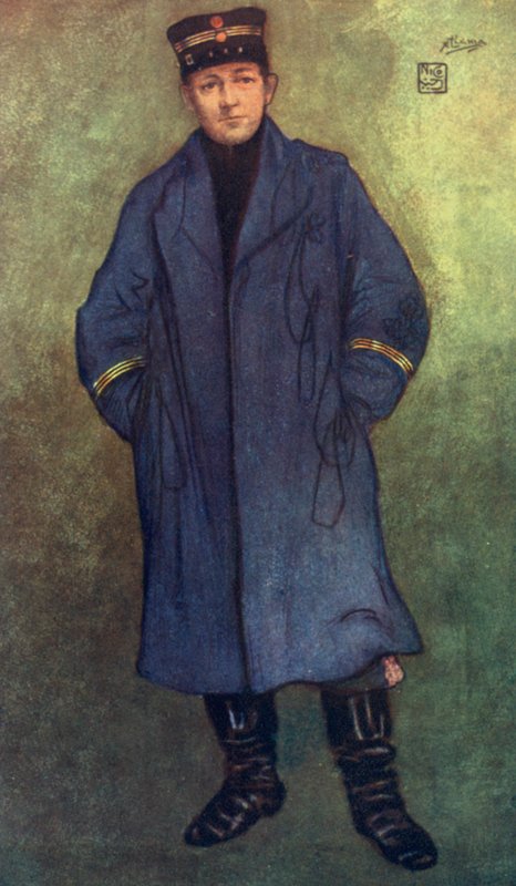Noruega: Capitão Norueguês (cor litho) de Nico Jungman