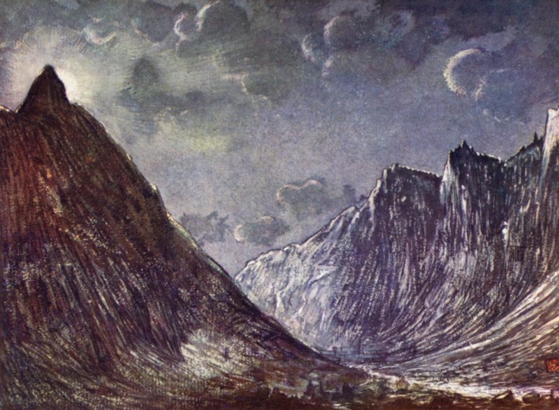 Noruega: Romsdals Horn (cor litho) de Nico Jungman