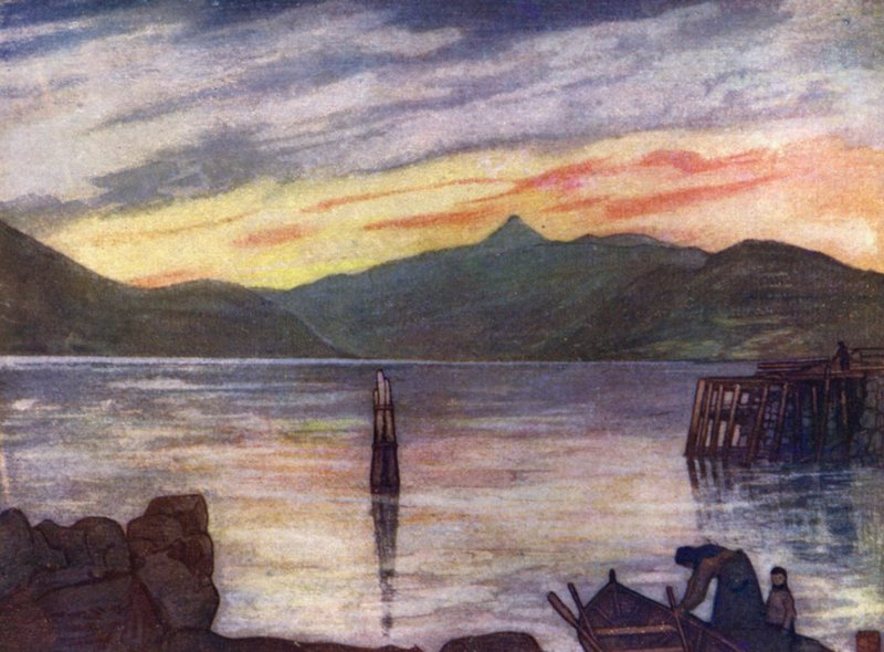 Noruega: Sundalsfjord (cor litho) de Nico Jungman