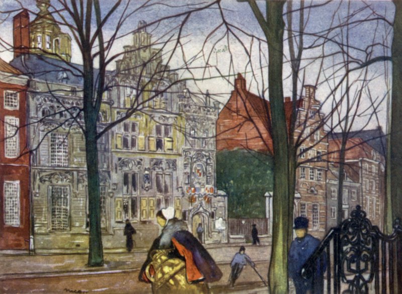 Old Delft (cor litho) de Nico Jungman