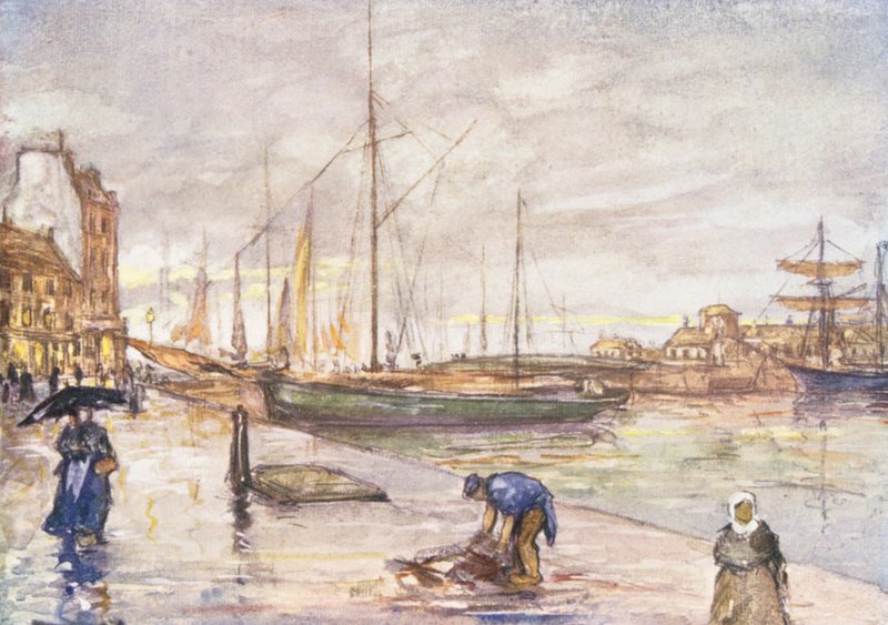 Cherbourg (litografia a cores) de Nico Jungmann