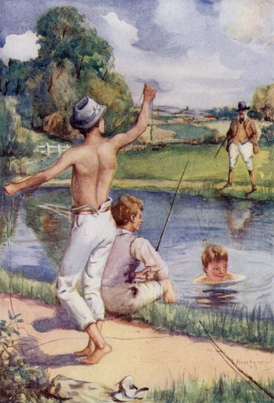 Ilustração para Tom Browns Schooldays por Thomas Hughes de Nicol Laidlaw