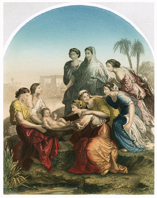 Encontrar de Moisés de Nicolas Poussin