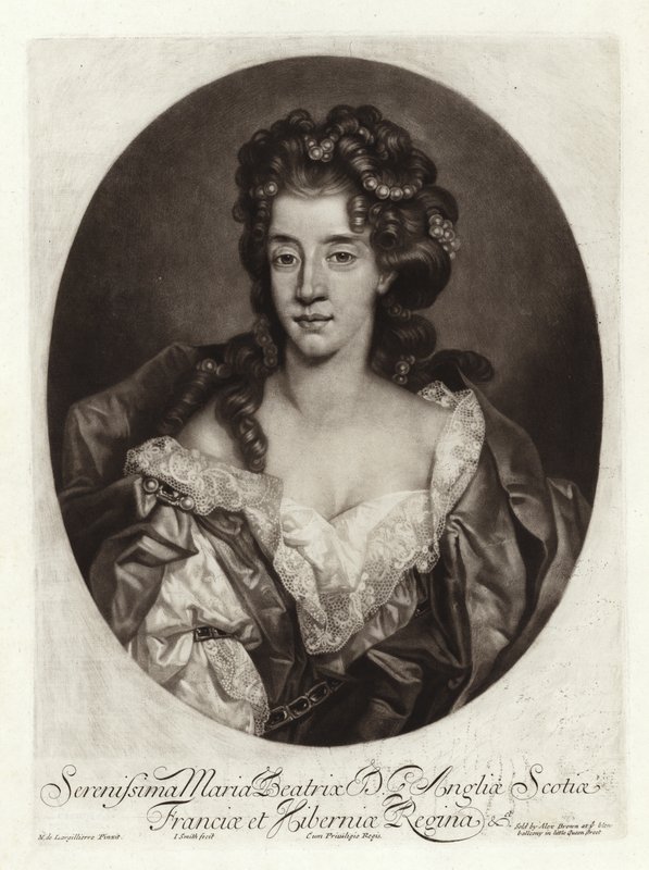 Retrato de Maria de Modena de Nicolas de Largillière