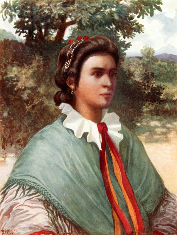 Uma menina camponesa húngara de Norman Hardy