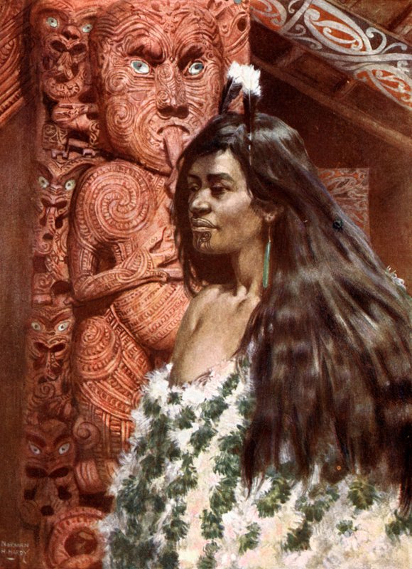Maori Girl: Nova Zelândia de Norman Hardy