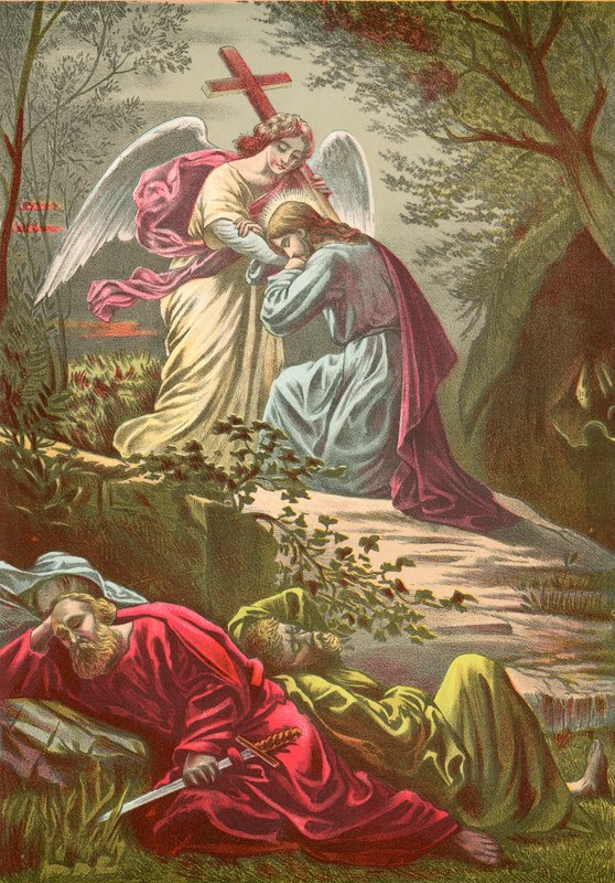 Jesus no jardim do Getsêmani de North American