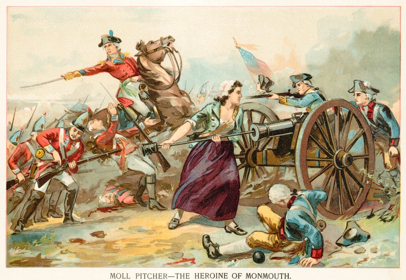Moll Pitcher - A heroína de Monmouth de North American