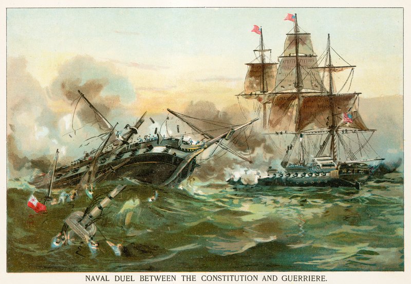 Duelo Naval entre a Constituição e Guerriere de North American