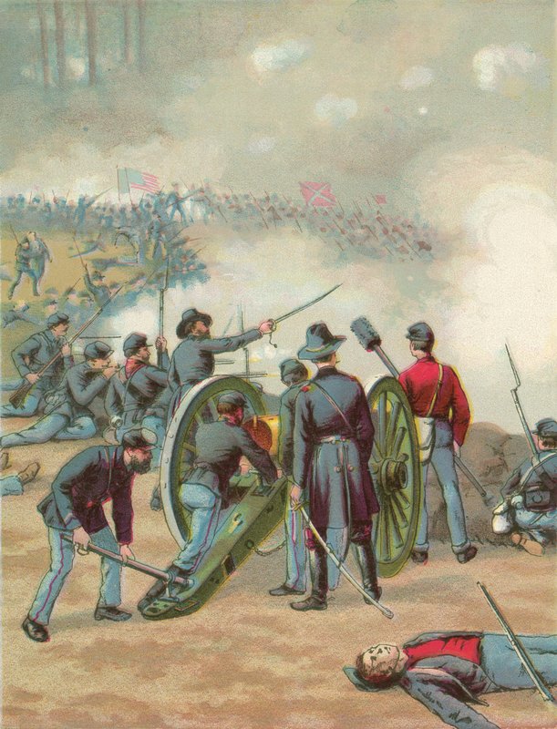 A Batalha de Gettysburg de North American