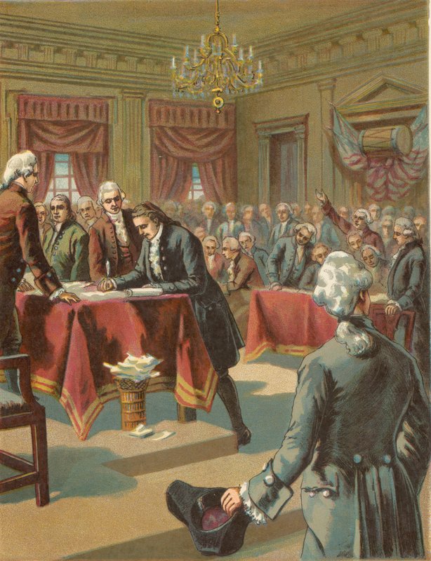 A declaração de independência de North American
