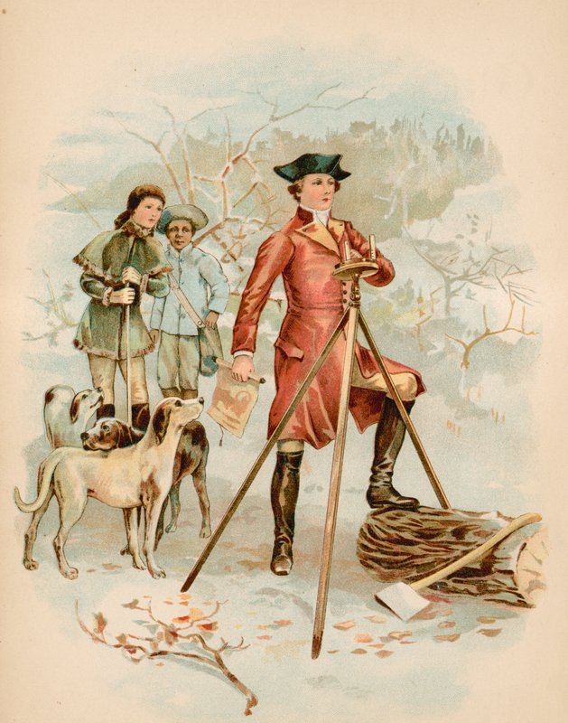 Jovem, washington, agrimensor de North American