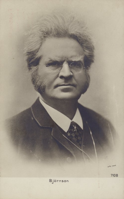 Bjornstjerne Bjornson (1832-1910), escritor norueguês vencedor do Prêmio Nobel de Norwegian Photographer