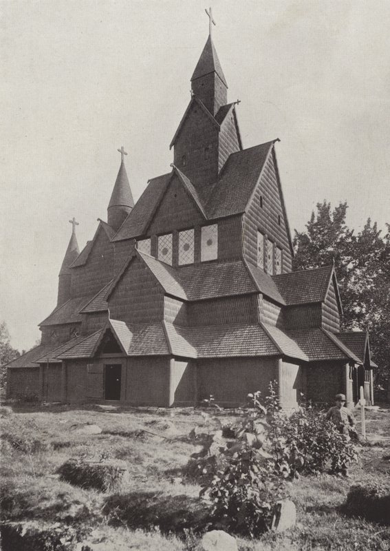 Igreja de madeira de Hitterdal de Norwegian Photographer