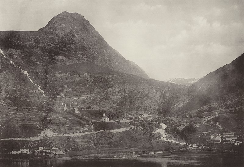 Merok, Geiranger (foto p/b) de Norwegian Photographer