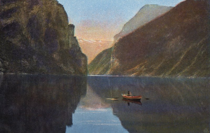 Norge / Noruega: Geirangerfjord (fotografia a cores) de Norwegian Photographer