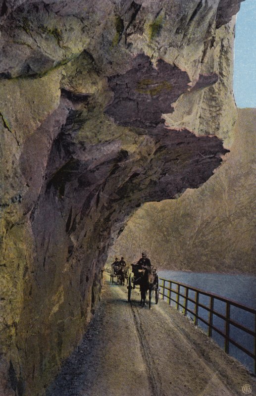 Noruega / Norway: A estrada para Eidsfjord, Hardanger (fotografia a cores) de Norwegian Photographer