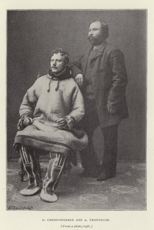 O Christofersen e A Trontheim (foto a p/b) de Norwegian Photographer