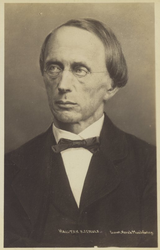 Retrato de Halfdan Kjerulf de Norwegian Photographer
