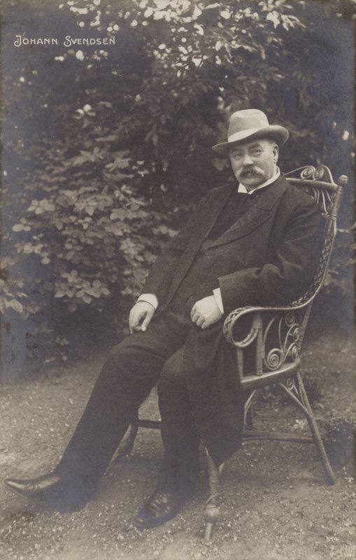 Retrato de Johan Svendsen de Norwegian Photographer