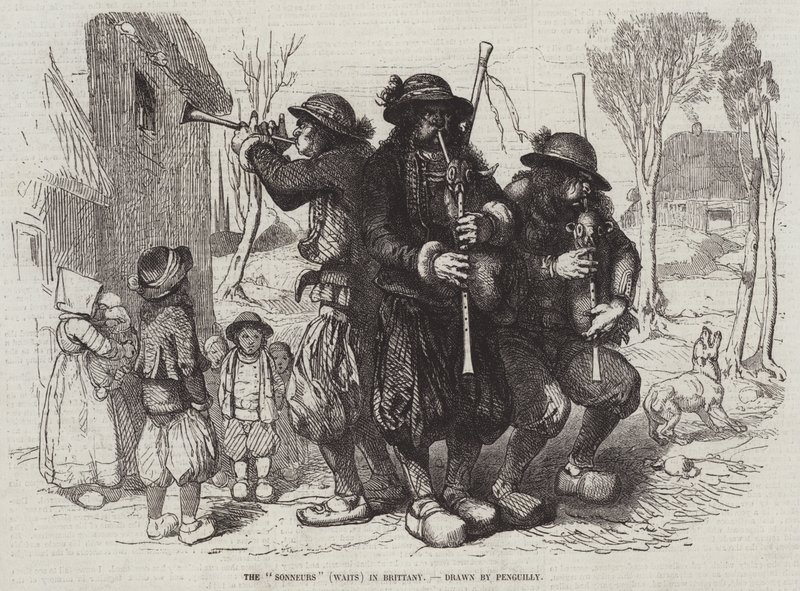 Os Sonneurs (esperas) na Bretanha de Octave Penguilly l
