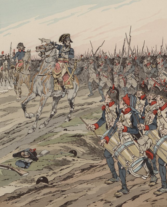 Napoleão Bonaparte, soldados! Lembre-se que tenho uma boa noite de sono nos campos de batalha de Onfray de Breville Job