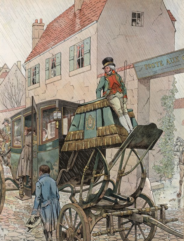Napoleons new Empress travelling de Onfray de Breville Job