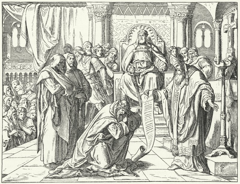 Penitência pública de Luís, o Piedoso, 822 de Oskar Pletsch