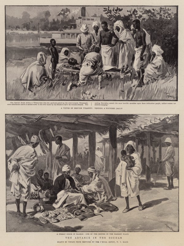 O avanço no Sudão de Oswaldo Tofani