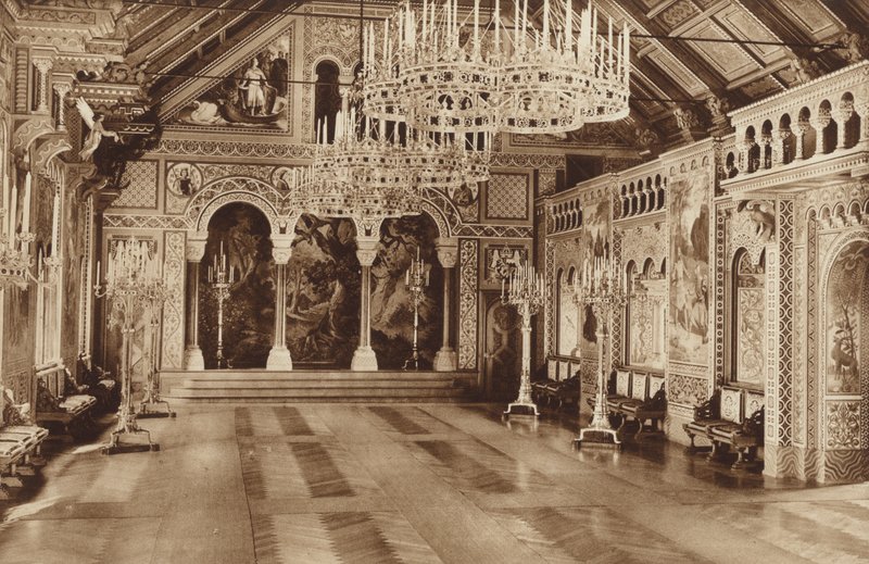 Castelo dos reis da Baviera Neuschwanstein, The Singerhall de Otto Ballerstedt