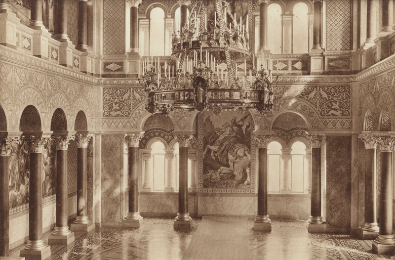 Castelo dos reis da Baviera Neuschwanstein, The Thronhall de Otto Ballerstedt