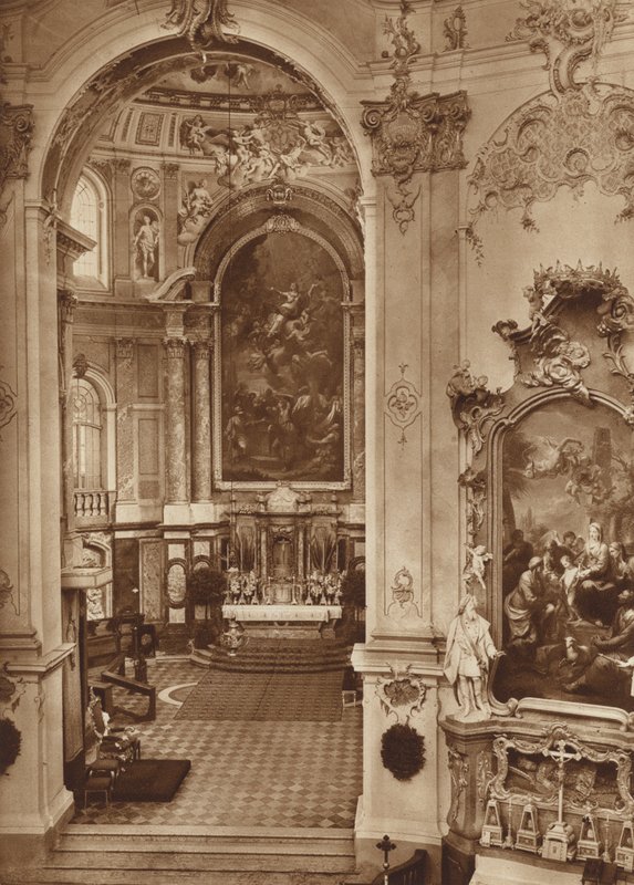 Convento-Igreja de Ettal, Interior da Igreja de Otto Ballerstedt