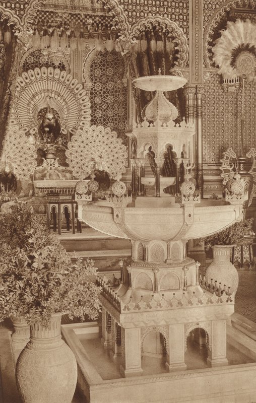 Quiosque mourisco, perto do Castelo dos Reis da Baviera Linderhof de Otto Ballerstedt
