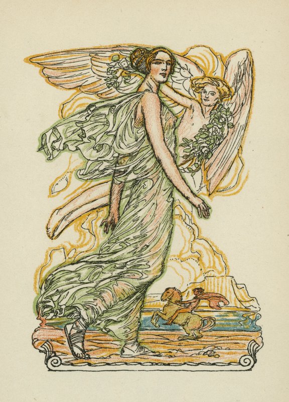 Canções de Anacreonte (litografia a cores) de Otto Friedrich