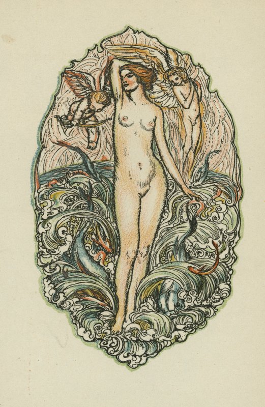 Canções de Anacreonte (litografia a cores) de Otto Friedrich