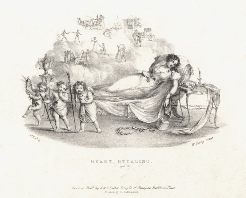 Roubo de Coração. Eu tenho-o (litho) de Owen (attr.to) Jones
