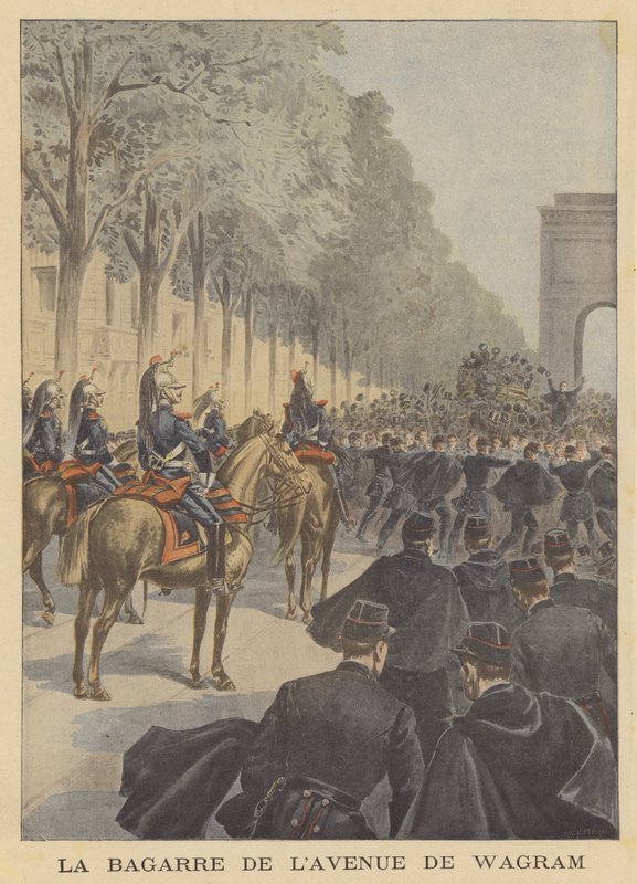 Fracas na Avenida Wagram, Paris de P.H.G.V. Michel
