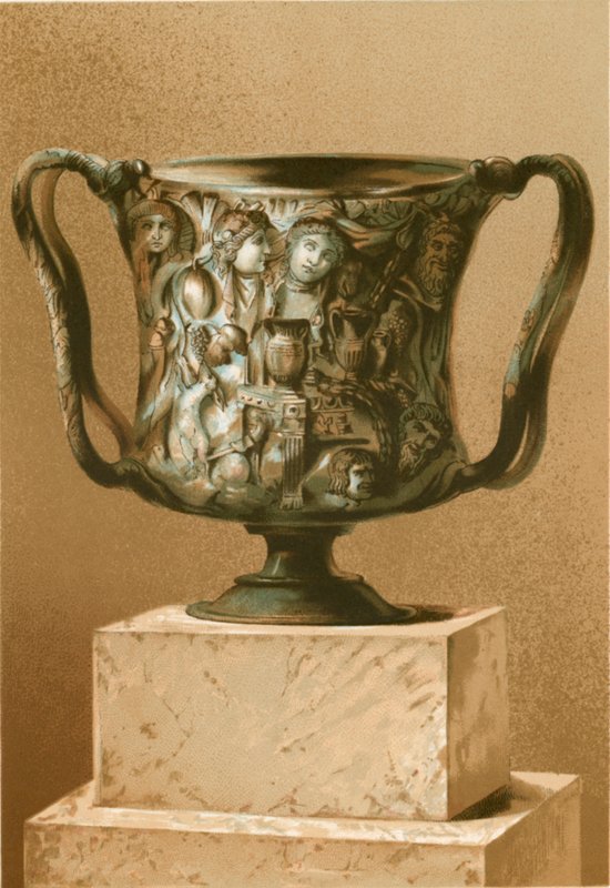 Taça trabalhou em sardonyx oriental de P. Sellier