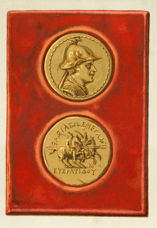 Moeda de ouro de Eucratidas de P. Sellier