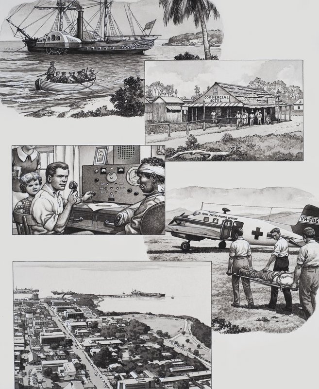 Darwin, Austrália de Pat (1907-95) Nicolle