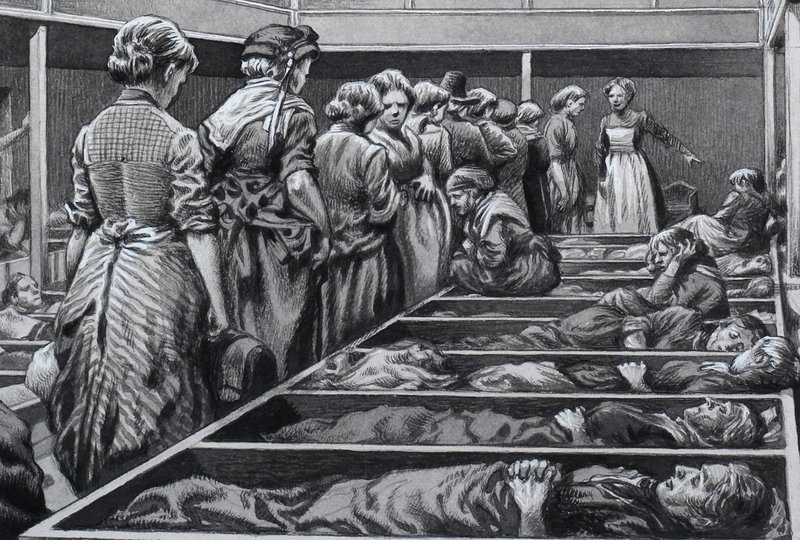 London Mission for Homeless Women (guache sobre papel) de Pat (1907 95) Nicolle