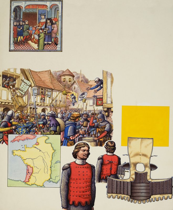 A Guerra dos Cem Anos de Pat (1907-95) Nicolle