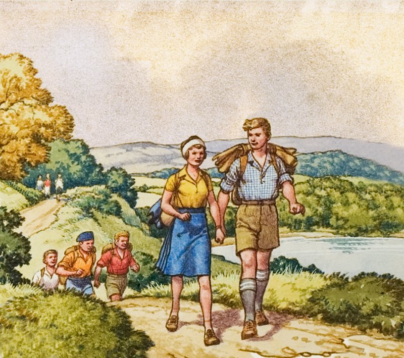 Caminhadas nos anos após a Primeira Guerra Mundial de Pat (1907 95) Nicolle