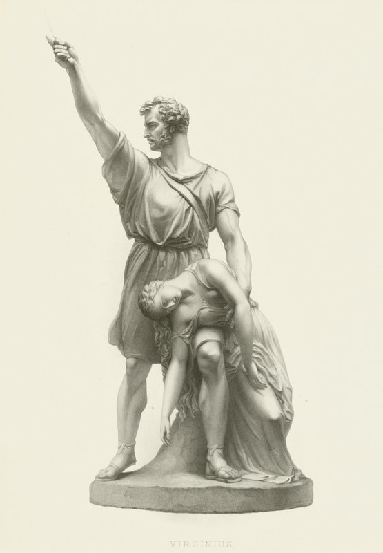 Virginius e sua filha de Patrick MacDowell